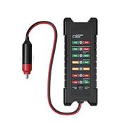 Probadores de baterías, Probador de batería Admite 1 2V / 24V Probador de baterías Estado alternador Verificación de la batería del automóvil Testador de la batería Herramientas(Cigarette Lighter)