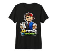 Probando A/B mi Personalidad, Divertida comercializadora Digital Camiseta Premium
