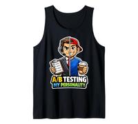 Probando A/B mi Personalidad, Divertida comercializadora Digital Camiseta sin Mangas