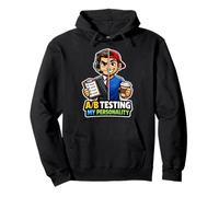 Probando A/B mi Personalidad, Divertida comercializadora Digital Sudadera con Capucha