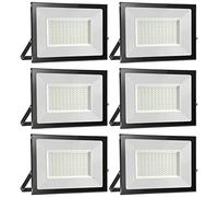 Probapro 100W Focos LED Exterior 3000K Blanco Cálido 6 Pcs