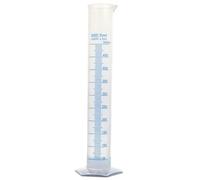 Probeta de plástico graduada, tubo de ensayo de hidrómetro de 500 ml con escala transparente, cilindro de medición portátil para ciencias en el hogar y la escuela, suministros de laboratorio, tub