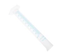 Probeta graduada de plástico transparente de 100 ml, herramienta de laboratorio, borde ancho, pico vertedor cónico