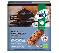 Probios Rice&Rice Barritas A Base de Arroz y Maíz, con Chocolate - Paquete de 14 x (6x21,5) gr - Total: 1806 gr
