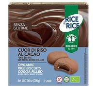 Probios Rice&Rice Galleta De Riso con Cocoa - Paquete de 10 x (6x33,4) gr - Total: 2000 gr