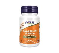 Probiotic-10 25 mil millones 50 cápsulas vegetales Now Foods