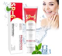 Probiotic Whitening Toothpaste, Sp-6 Pasta de Dientes, Dentífrico Blanqueador,Dentífrico Ultra Blanqueador Sp-6, Eliminación de Manchas Y Aliento Fresco (01)