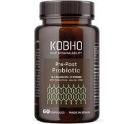 Probiótico Formulado con Prebióticos y Postbióticos 60 cápsulas - Máxima Absorción y eficacia - Flora Intestinal - Sistema Inmune - Antiinflamatorio