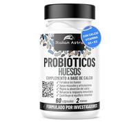 Probiótico Lactobacillus Reuteri + Vitamina D3/K2 + Calcio para Huesos Fuertes - Suplemento Huesos Mujer - Apoyo Salud Ósea - 60 Cápsulas 2 Meses - DE INVESTIGADORES A CONSUMIDORES