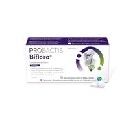 Probiótico Probactis Biflora® - Restaura la Microbiota Oral e Intestinal en Niños y Adultos - 20 Pastillas para Chupar - Complemento Probiótico con Vitamina D, Sin Gluten - Sabor Fresa