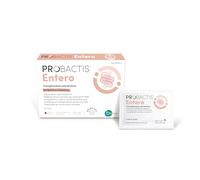 Probiótico Probactis® Entero - Ayuda al Bienestar Intestinal de Bebés, Niños y Adultos - 8 Sobres - Complemento Probiótico con Inulina y Biotina, Sin Gluten - Sabor Fresa