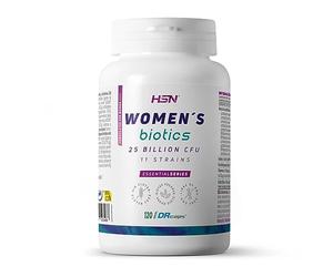 Probiótico Salud Íntima Mujer 25 Billion UFC - 11 Cepas Lactobacillus, Bifidobacterium - de HSN WOMEN’S BIOTICS | 120 Cápsulas DR Caps® de liberación retardada y recubrimiento entérico