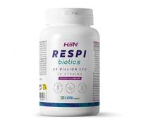 Probiótico Salud Respiratoria 25 Billion UFC - 10 Cepas Lactobacillus, Bifidobacterium y Streptococcus - de HSN RESPI BIOTICS | 120 Cápsulas Gastrorresistentes DRCaps® | No-GMO, Vegano Sin Gluten