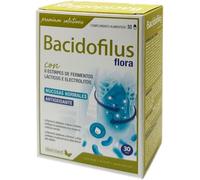 Dietmed Cápsulas Bacidofilus Flora – 8 estirpes de fermentos lácticos y electrolitos – 30 cápsulas