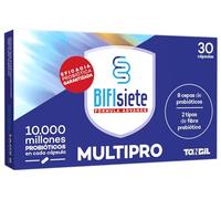 Probioticos Bifisiete 30 Cápsulas | Probioticos y Prebioticos Intestinales | 10 Mil Millones UFC | Alta Supervivencia Gastrointestinal | de Tongil