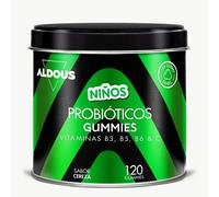 Aldous Labs Probióticos para Niños Cereza 120 gummies – Bifidobacterium y Lactobacillus