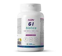 Probióticos Intestinales 100 Billion UFC - 11 Cepas Lactobacillus, Bifidobacterium y Streptococcus - de HSN GI BIOTICS | 60 Cápsulas DR Caps® de liberación retardada y recubrimiento entérico