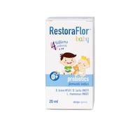 Probióticos Intestinales Bebés en Gotas Restoraflor Baby - 4 Mil Millones de Probióticos para Niños 0+ Años - Solo 1 ml al Día - Sin Colorantes ni Conservantes