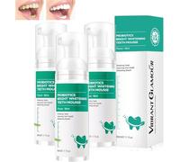 Probióticos Mousse blanqueador brillante para dientes Mousse para limpieza profunda de dientes Mousse reparador bucal Dientes Cuidado total Enjuague bucal Mousse para el cuidado bucal para la salud de