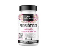 Probioticos Mujer Flora Intima - 205 Mil Millones UFC, Contra Cándida, Cistitis y Vaginosis, Bienestar Vaginal - Lactobacillus Rhamnosus, Paracasei y Plantarum - 60 Cápsulas, 2 Meses