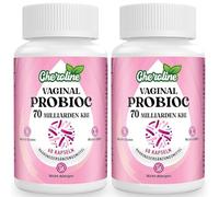 Probioticos Mujer Flora Intima, Hasta 70 Mil Millones de UFC, 7 Cepas con Mezcla de Prebióticos, Favorece la Mucosa y Refuerza la Flora Vaginal, 120 Cápsulas