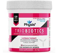 Probióticos orales Physis para mujeres | 120 tabletas | Tratamiento de candidiasis bucal, cistitis, infecciones urinarias y vaginosis bacteriana | Flora intestinal saludable 3 en 1