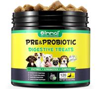 Probióticos para Perros, Probióticos para Perros para Enzimas Digestivas, Promover la Salud intestinal, Sistema Inmunológico y Apoyos para la Salud en General,120 Chews