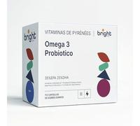 Probioticos y Omega 3 - sin OMG, PHYTO GUIDE | Excepcional Fórmula para Salud Intestinal, Digestión y Función Cardíaca I 56 Dosis Diarias