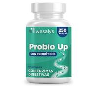 Probióticos y Prebióticos Intestinales, 250 Cápsulas (4 meses), 20 Cepas Bacterianas + Inulina, 20 Mil Millones UFC, Lactobacillus, Bifidobacterium, Máxima Concentración