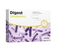 Eladiet Probióticos y prebióticos Digest Ultraprobiotic – 30 comprimidos (600 mg)