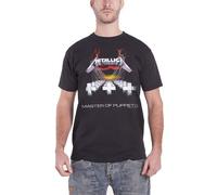 Probity Metallica-Master of Puppets Camiseta, Negro, XXL para Hombre