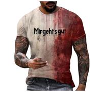 Problem Solved Bloody Shirt - Camiseta con estampado de Halloween para hombre, camisetas sangrientas para hombre, accesorios con texto en inglés "I'm Fine Blood Stained Scary T I'm Fine with Blood