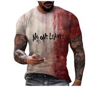 Problem Solved - Camisa con estampado de Halloween para hombre, diseño sangriento y sangriento, camisetas de Halloween aterradoras, camisetas divertidas, regalo 5X grande, camisa de mi San Valentín