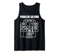 Problem Solving Flowchart Funny Office Humor For Engineers Camiseta sin Mangas