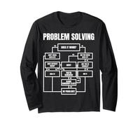 Problem Solving Flowchart Funny Office Humor For Engineers Manga Larga