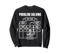 Problem Solving Flowchart Funny Office Humor For Engineers Sudadera