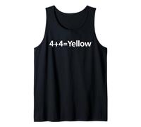 Problema matemático Divertido es Igual a Amarillo Camiseta sin Mangas