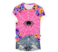 Problema Resuelto Camiseta Disfraz Halloween Mujer Bloody Horror Traje Sangriento Camiseta Blood Top Problem Solved Túnica, Rose-a., L