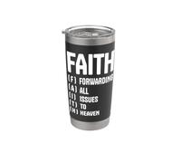 Problemas de envío de fe al cielo Vaso térmico de acero inoxidable de doble pared