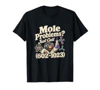 Problemas de Topo Divertido Día del Topo Química Juego de Palabras Avogadro Camiseta