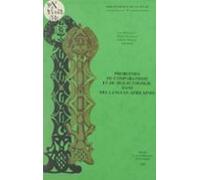 Problèmes De Comparatisme Et De Dialectologie Dans Des Langues Africai