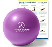 ProBody Pilates Pelota de Ejercicio pequeña, Mini Pelota de Yoga Suave de 9 Pulgadas para Estabilidad, Barra, Abdominales, núcleo, Fisioterapia y Terapia física en casa, Gimnasio y Oficina (Morado)