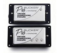 ProBucker Alnico 2 Classic Vintage Humbucker Pastillas de puente y cuello, 4 conductores (alambre trenzado cromado)