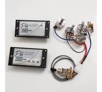 ProBucker Alnico - Juego de 2 pastillas Humbucker para Gibson Les Paul, pastillas de cuello y puente de 2 conductores 2V2T, cuello (7,5 K, 50 mm) + puente (8,4 K, 52 mm), actualización de tono vintage