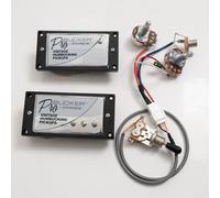 ProBucker Alnico - Juego de 2 pastillas Humbucker para Gibson Les Paul, pastillas de cuello y puente de 2 conductores 1V1T, cuello (7,5 K, 50 mm) + puente (8,4 K, 52 mm), actualización de tono vintage