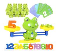Probuk Juguete de Matemáticas,Juegos Matematicos Balanza para Niños, Rana Equilibrio Juego de matemáticas,Number y Matemáticas Aprendizaje Juguetes Educativos para Niños y Niñas（Mayores de 3 años）