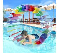 Probuk Rueda de Agua Hinchable de 120 cm (47 Pulgadas) - Flotador rodante Redondo para Piscina y Lago, Juguete acuático de Equilibrio niños y Adultos, Juguete de Verano para Piscina y Playa