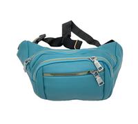ProBytes Riñonera de piel sintética, accesorio de moda unisex, riñonera, bolsa de dinero, 4 compartimentos espaciosos con cremallera, impermeable, correa de hebilla, viajes, vacaciones, pasaporte,