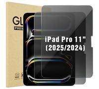 ProCase 2 Piezas Protector de Privacidad para iPad Pro 11" 2024(M4), Protector de Pantalla Templado Cristal Anti Espía para iPad Pro 11 Pulgadas 5.ª Generación