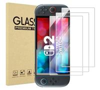 ProCase 3 Piezas Protectores de Pantalla para Nintendo Switch 2, Protector de Pantalla de Vidrio Templado con Borde Redondeado, Protector de Vidrio Real Compatible con Nintendo Switch 2